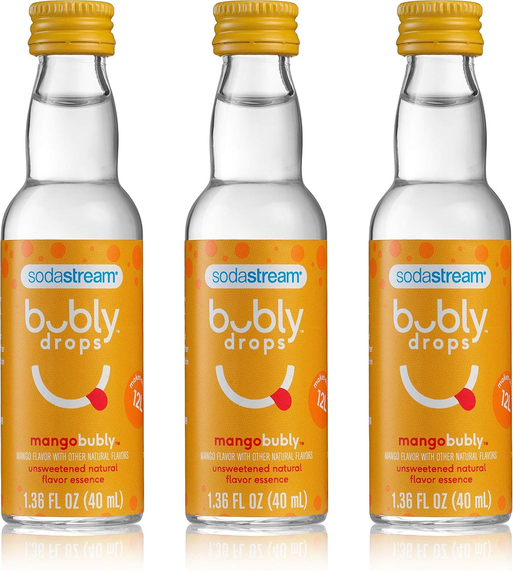 Sodastream bubly Drops, Mango, 1.36 Fl Oz (Pack of 3)