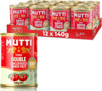 Mutti Double Concentrated Tomato Paste (Doppio Concentrato), 4.94 oz. Can | 12 Pack | Italy’s #1 Brand of Tomatoes | Canned Tomatoes | Vegan Friendly & Gluten Free | No Additives or Preservatives