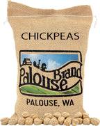 Palouse Brand Certified Glyphosate Residue Free Chickpeas | Garbanzo Beans | 5 lbs | Family Farmed in Washington State | Non-GMO Project Verified | Kosher Parve | USA Grown | Field Traced