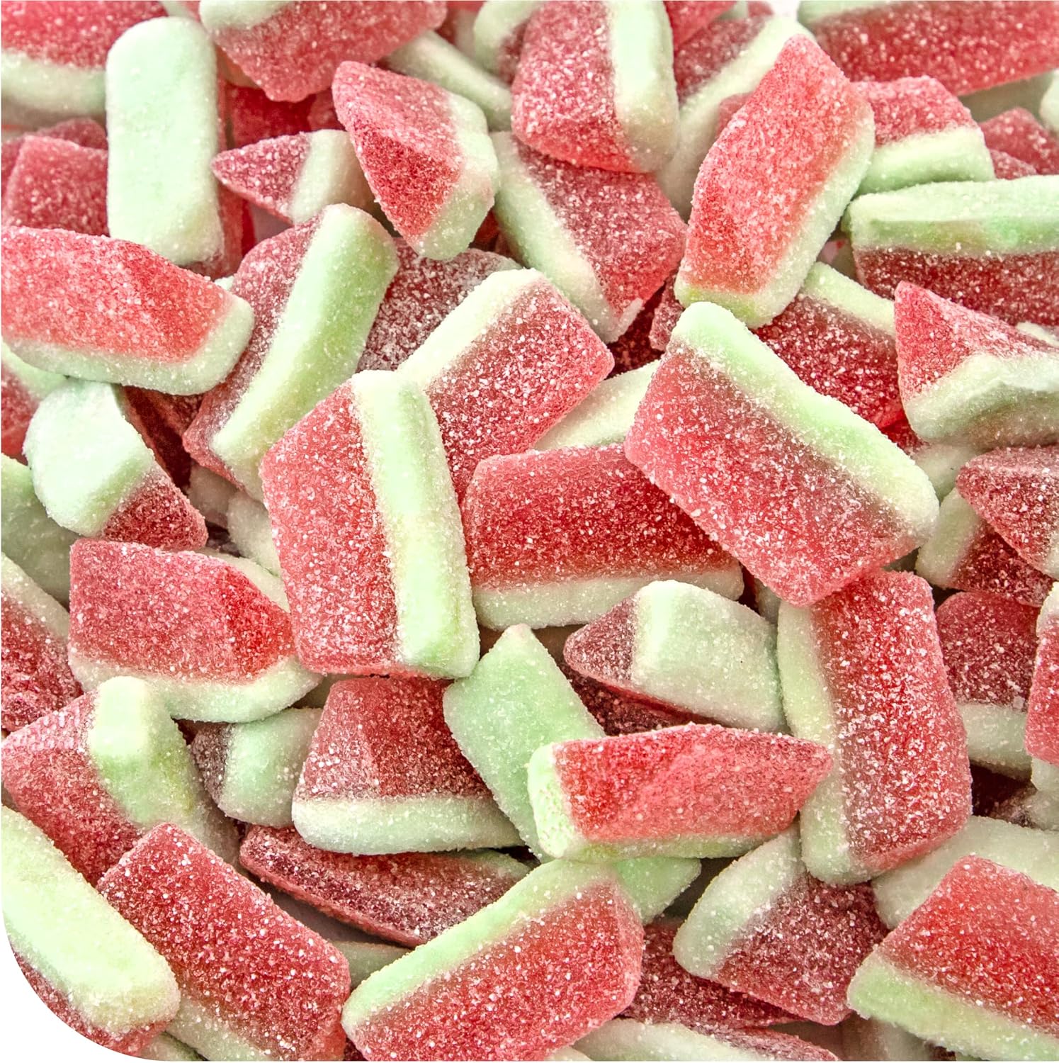 Watermelon Slices - 1 Pound Pack - Watermelon Gummy Candy - Old Fashioned Chewy Candy - Sour & Sweet Wedges for Parties, Buffets, Snacking, and Gifts