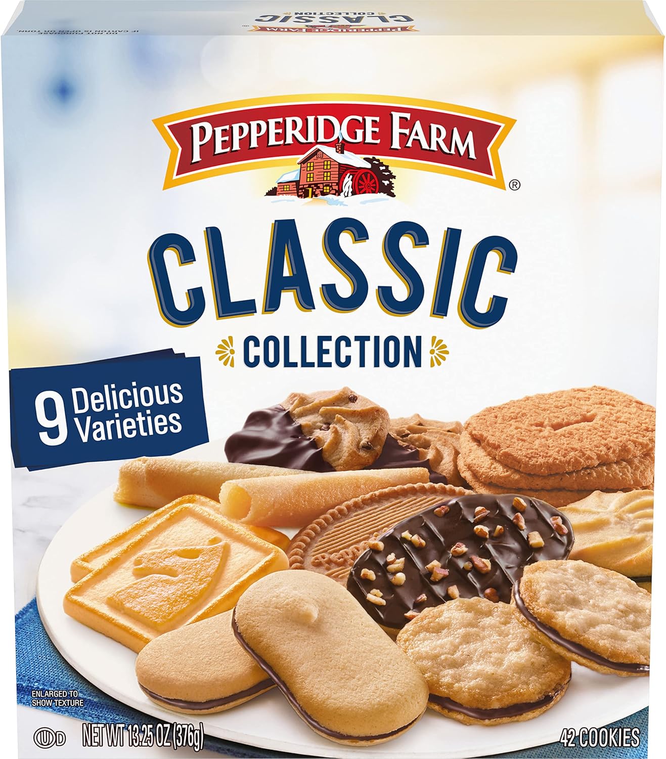 Pepperidge Farm Cookies Classic Collection, 9 Cookie Varieties, 13.25 Oz. Box
