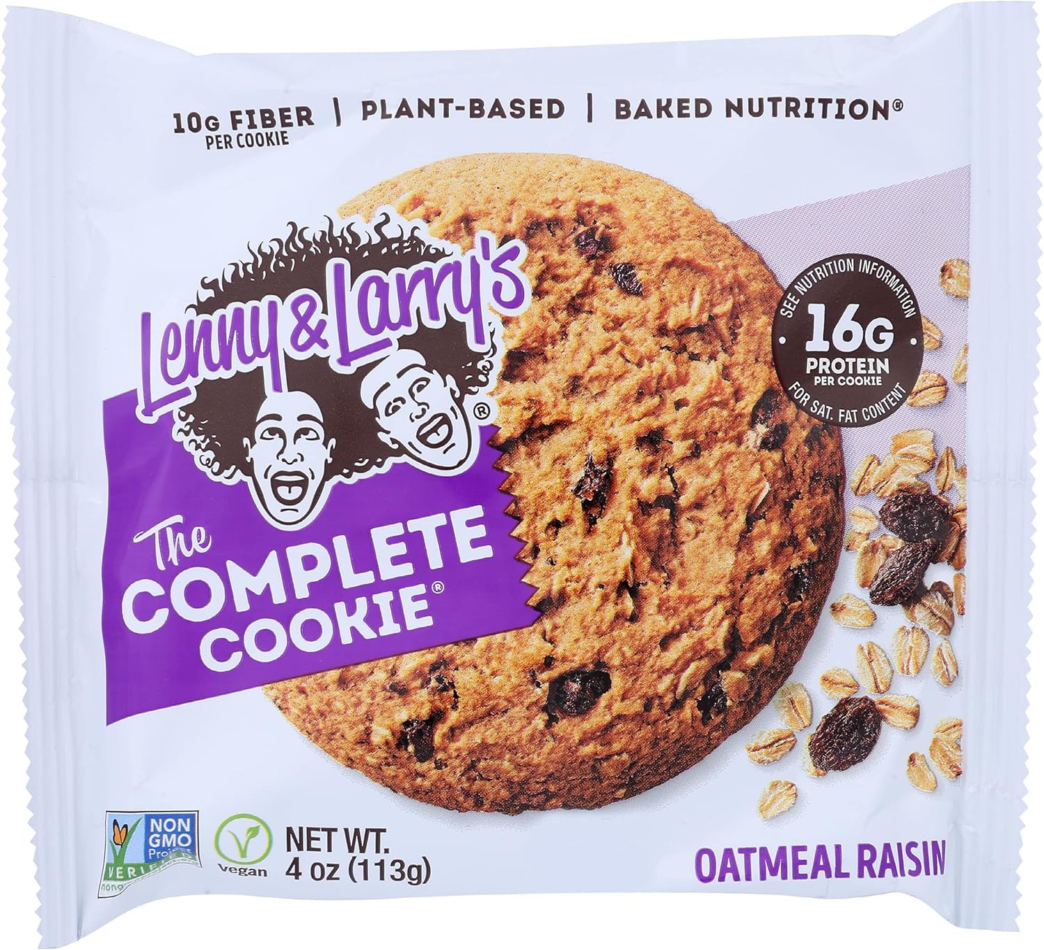 Lenny & Larry's The Complete Cookie Oatmeal Raisin, 4 oz