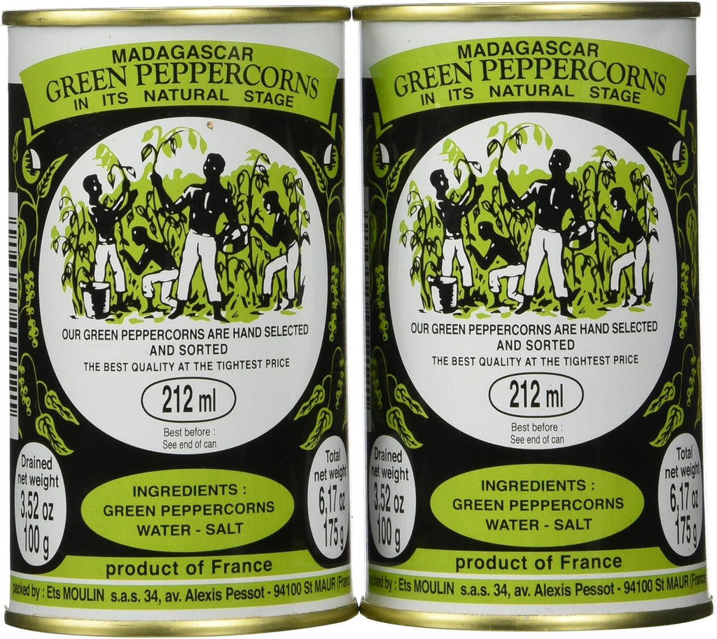 Madagascar Green Peppercorns in Brine - Pack 2