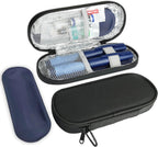 CDBXPRG Insulin Pen Cooler Travel Case with TSA Approved Ice Packs,Diabetic Medication Insulated Cool Organizer,Insulin Pen and Other Diabetic Supplies, for the Daily Life and Trip Black
