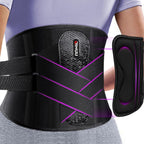 Lower Back Brace with 7X Bionic Support System for Women and Men, Adjustable Dual-X Back Support Belt Relief Lower Back Pain, Herniated Disc, Sciatica, Scoliosis, Breathable Mesh, Lumbar Support Belt with 3D Pad for Work, Black-L