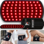 ALLOLO Red Light Therapy for Body, 3-in-1 LEDs Red Light Therapy Belt with Timer Remote Control, 660nm&850nm Infrared Light Therapy Pad for Body Waist Shoulder Knee, 70pcs LED 12.6"*6.3" Large Area