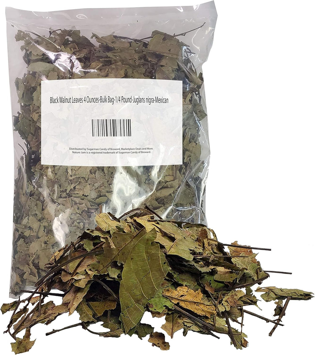 Black Walnut Leaves 4 Ounces-Bulk Bag-1/4 Pound-Juglans nigra-Mexican