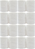 PowerFlex Self Adherent Tape, Latex, Athletic Tape, White, 3", 16 Rolls per Case