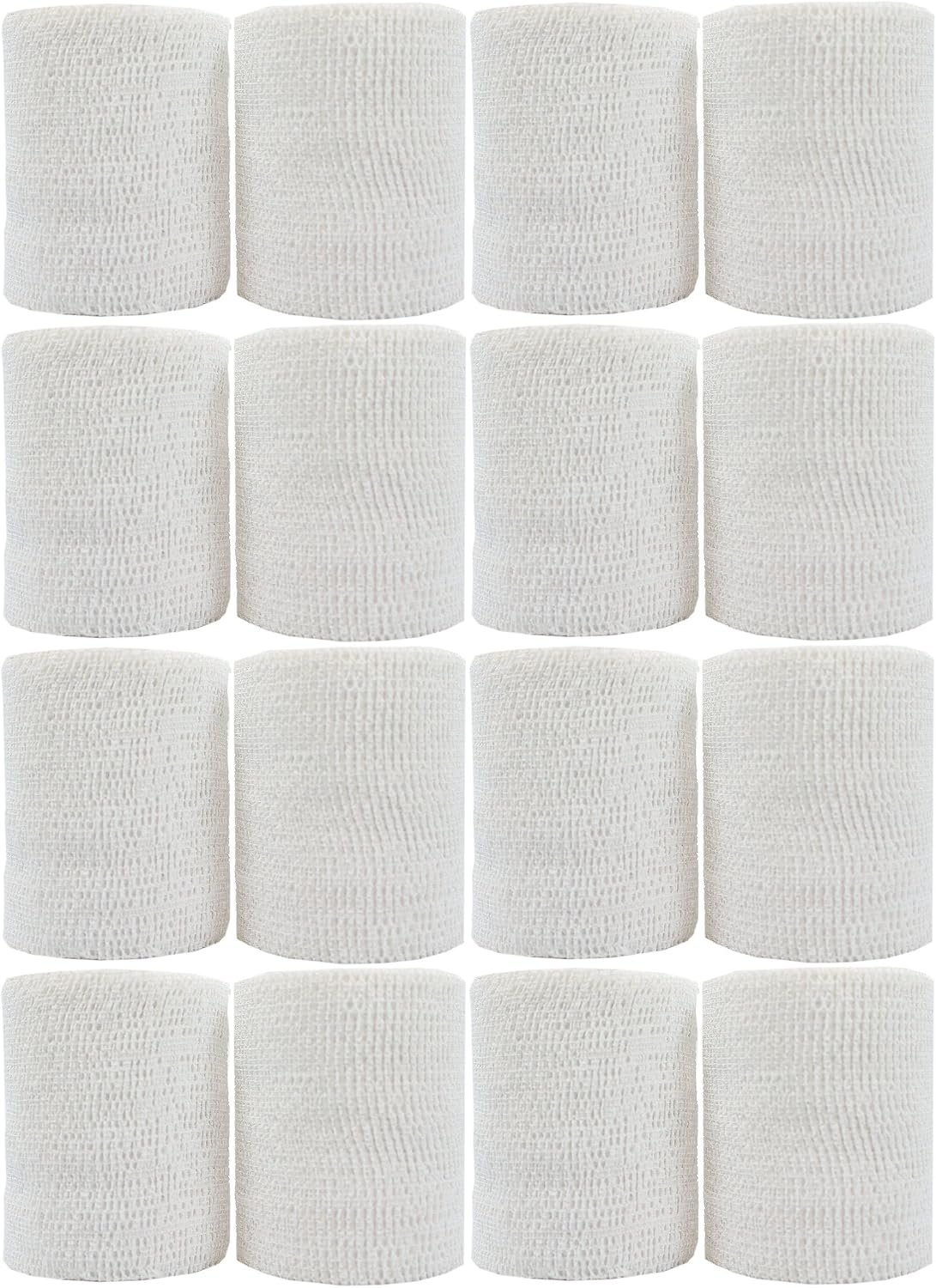 PowerFlex Self Adherent Tape, Latex, Athletic Tape, White, 3", 16 Rolls per Case