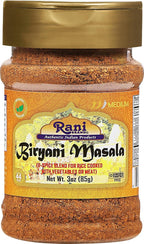 Rani Biryani Masala Curry (7-Spice Blend for Indian Rice Dishes, Pullao/Pilau) 3oz (85g) PET Jar ~ All Natural | Vegan | No Colors | Gluten Friendly | NON-GMO | Kosher | Indian Origin