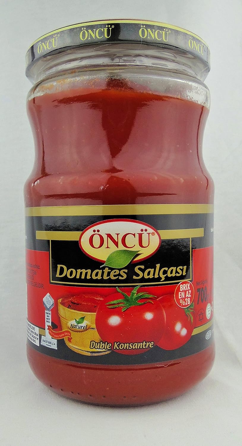 Oncu Traditional and Natural Pastes (Turkish) (Tomato Paste, 700 Gr / 24.64 Oz)