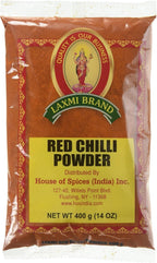 Laxmi Red Chilli Powder - 14oz (400g) | Nutrient-Rich Chilli Powder | Non-GMO certified | Guaranteed Quality and Taste |