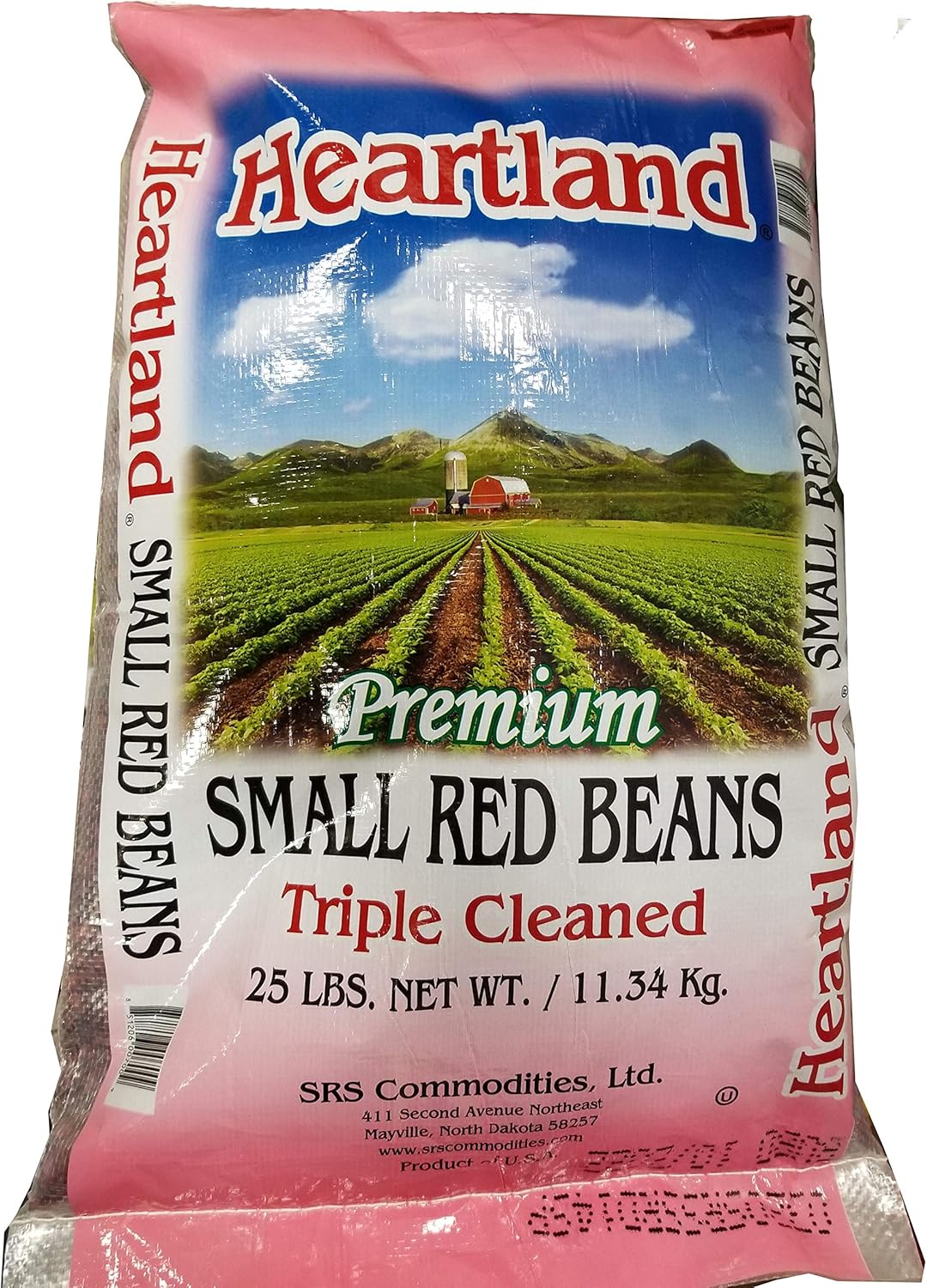 Heartland Red Beans, Premium Quality, Grown in USA Triple Cleaned, 25 lbs
