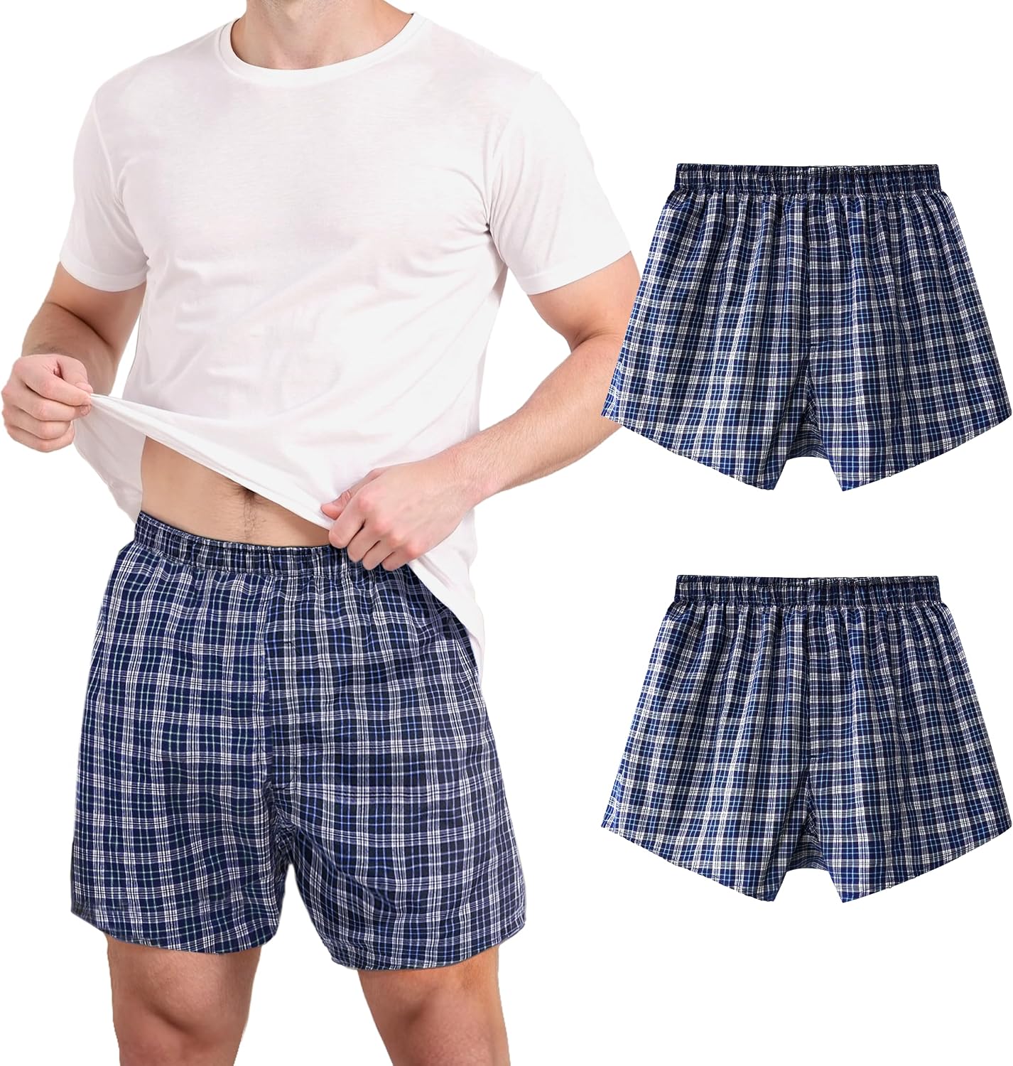 TIICHOO Incontinence Underwear for Men Washable Urinary Incontinence Boxer Regular Absorbency Mens Leak Proof Underwear
