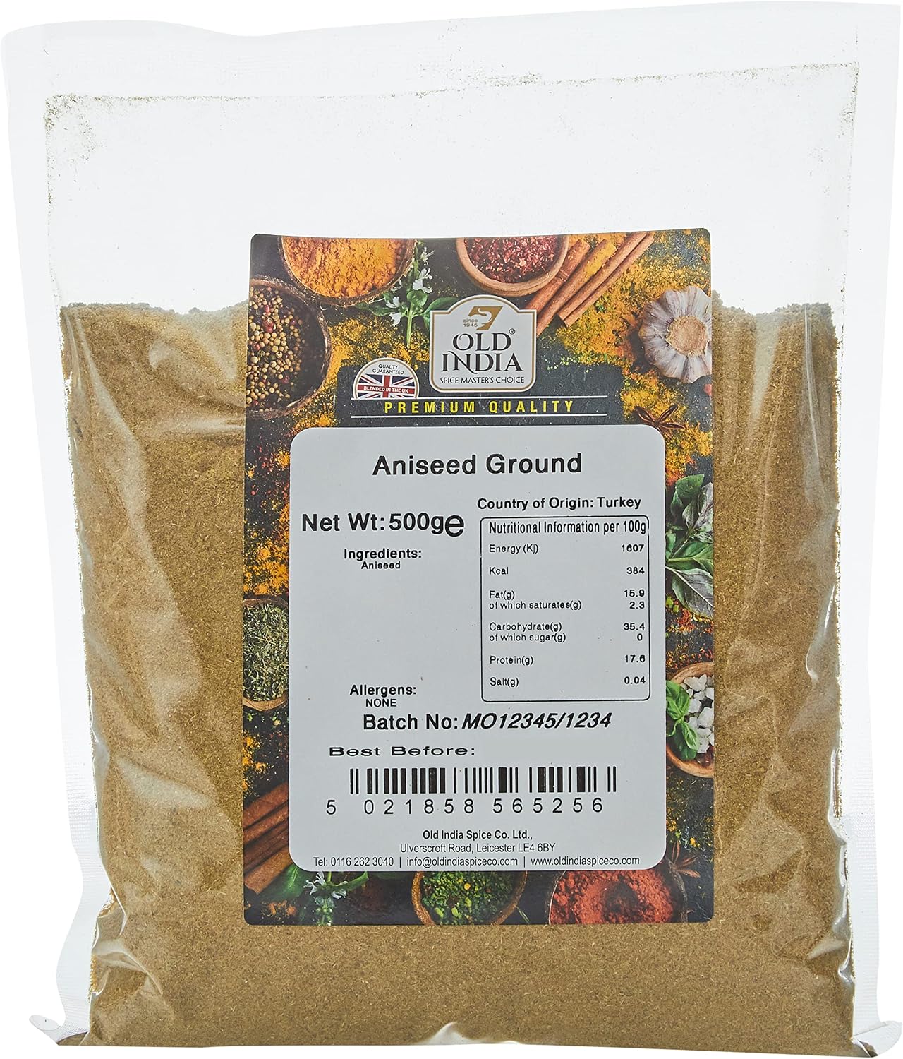 Old India Aniseed Ground 500 g