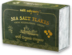 SALT ODYSSEY Gourmet Mediterranean Sea Salt Flakes for Seasoning Meat, Fish and Chicken, Flake Sea Salt with Organic Oregano, 100% Natural Flaky Sea Salt from Greece (2.65 oz.)