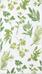 Gift Boutique 100 Pcs Botanical Herb Paper Guest Napkins Disposable Spring Summer Greenery Herbs Napkin for Flowers Floral Birthday Party Supplies