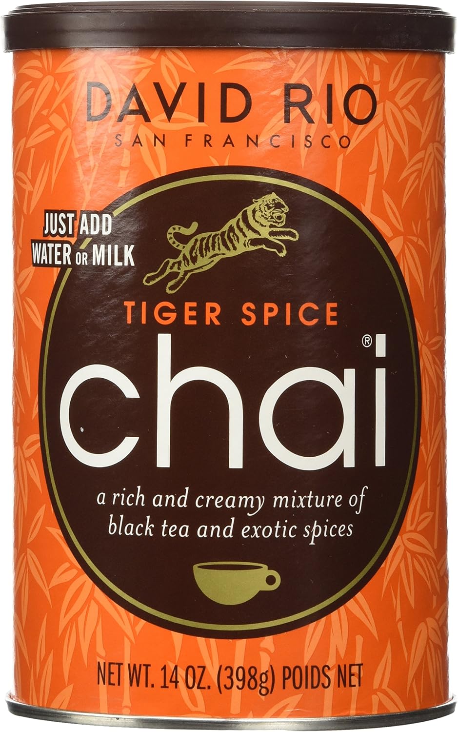 David Rio Tiger Spice Chai, 14oz. - 2 canisters