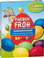Heitmann Eierfarben - Colours Froh - 6 Liquid Egg Colours 1017049 Yellow, Orange, Red, Green, Blue, Plum 30 ml