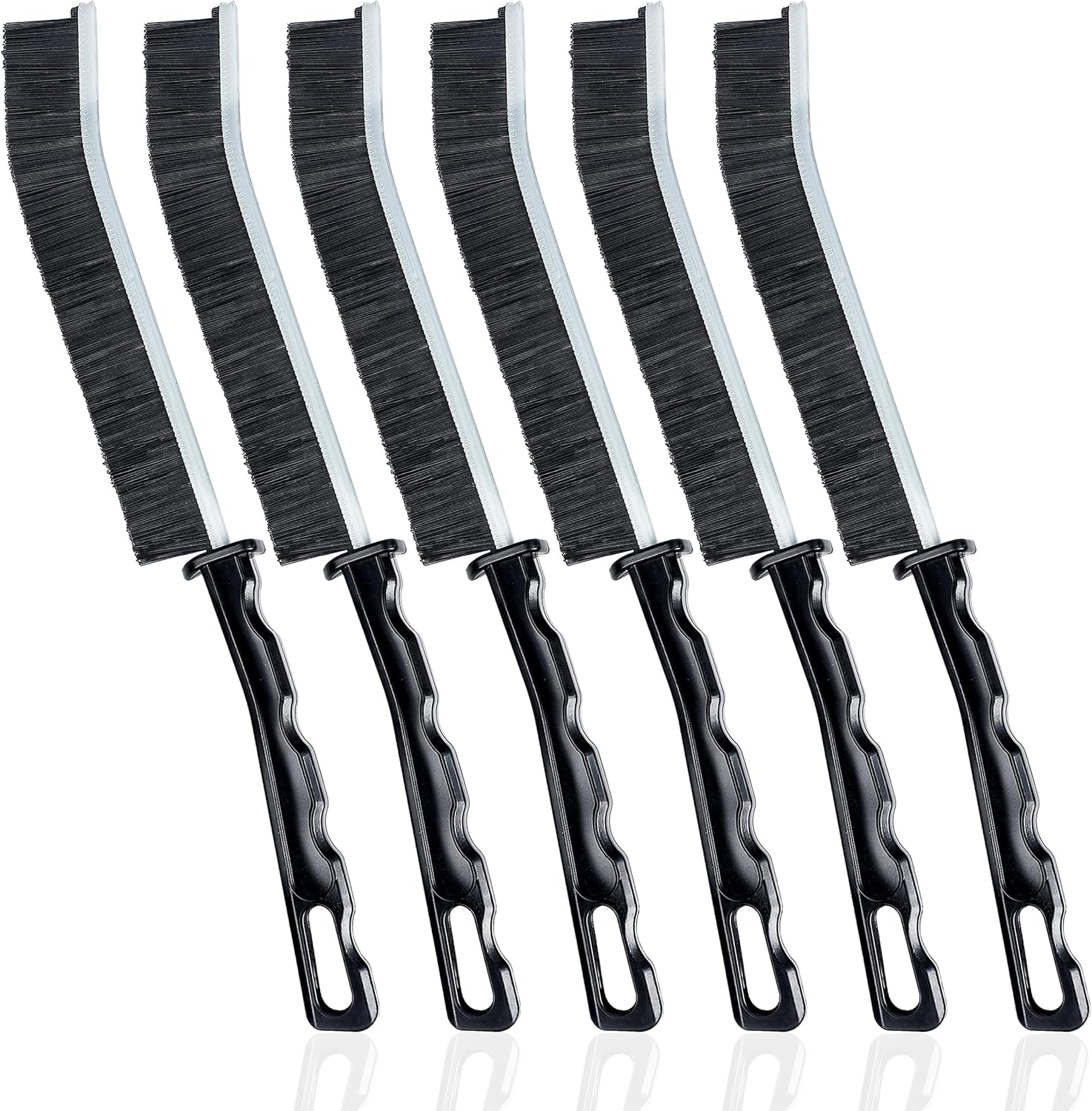 6 Pcs Crevice Cleaning Brush for Household Use, Hard Bristle Gap Cleaning Brush, Grout Gap Cleaning Supplies for Bathroom, Kitchen, & Shower, New 2025 Multifunctional Cleaning Tool