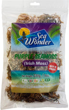 Potent Dark And Gold Dried Irish Moss Caribbean Seamoss (8 Oz./230g) | Wildcrafted Seed Stock | Non GMO | Vegan | Raw | Hand Picked | Sun Dried and Sealed | Makes 160 Fl. Oz