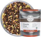 Golden Moon Tea Organic Masala Chai Black Tea - Pure & Authentic Blend - Loose Leaf, Non-GMO - Half Pound (96 Servings)