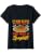 Womens I'm Here Because I Was Told There Would Be Spaghetti Tomato V-Neck T-Shirt
