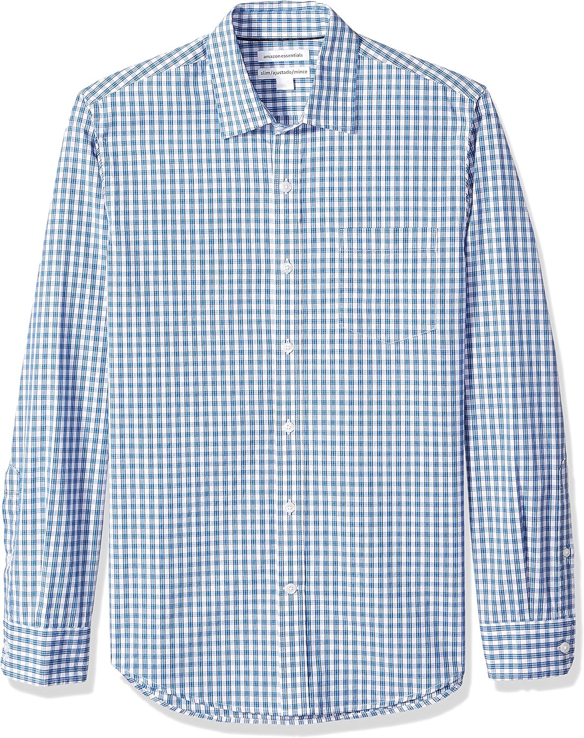 Amazon Essentials Men's Long-Sleeve Casual Poplin Shirt