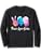 Peace Love Boba Bubble Tea For Teen Girls Kawaii Japanese Long Sleeve T-Shirt