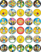 30 x Edible Cupcake Toppers – Family Fun Adventure-Inspired Collection of Edible Cake Decorations | Uncut Edible on Wafer Sheet