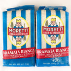 Moretti Bramata Bianca Polenta Coarse White, 2 Packs - 1.1 Pounds each