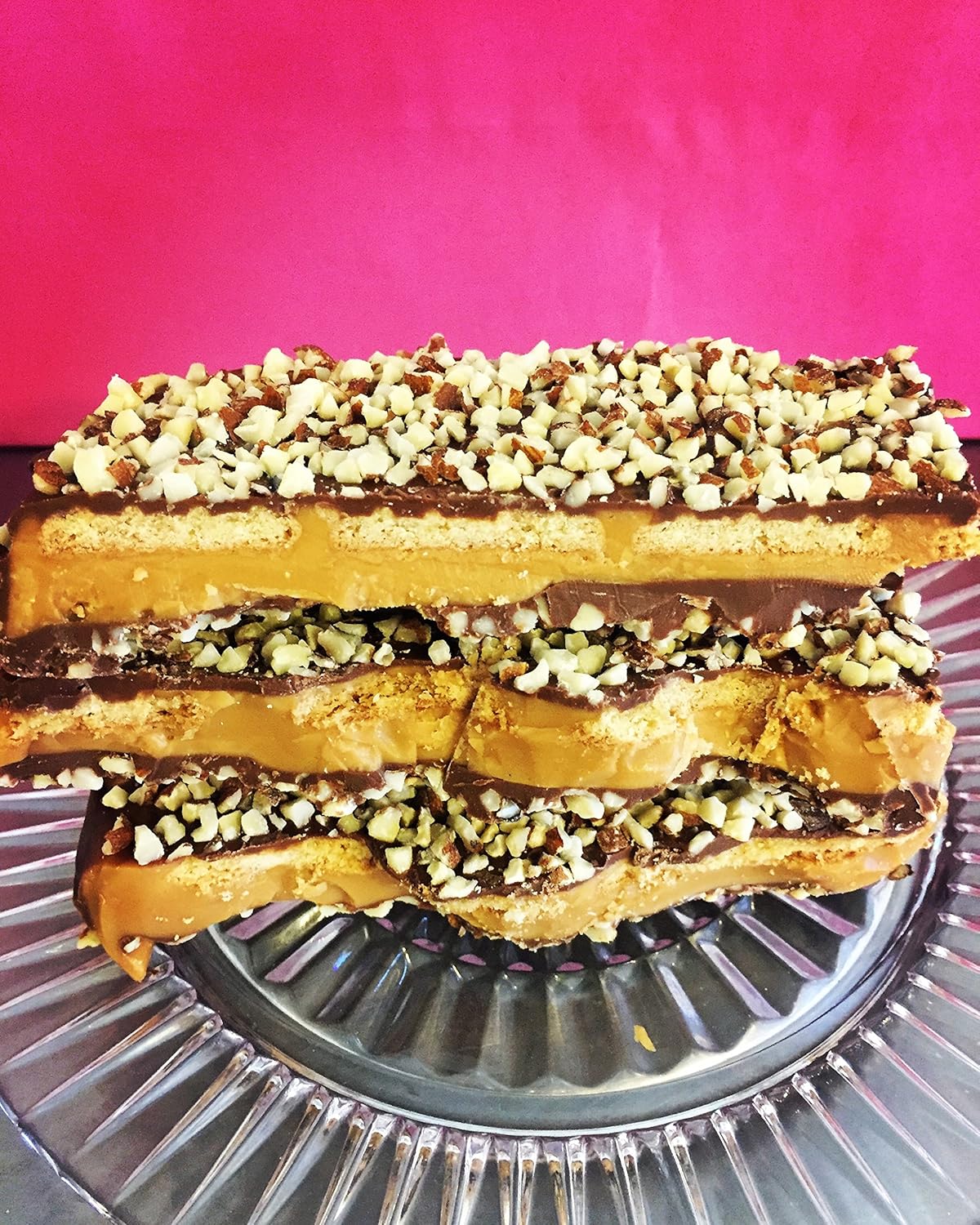 Aunt Mae's Sweet Tooth English Toffee 8 oz Box (Peanut Butter Crunch)