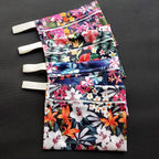 MissC2C Pack 4pcs Waterproof Mini Wet Bags for Menstrual Pads, Maternity Mama Panty Liners,Sanitary Pads, Sanitary Napkin,Wipes, can be Used as Makeup Bags/Purse