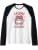 Grams Valentine Quote for Loving Grandma with Cute Bow Raglan Baseball Tee