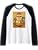 Kawaii Fox Japanese Ramen Noodles Raglan Baseball Tee