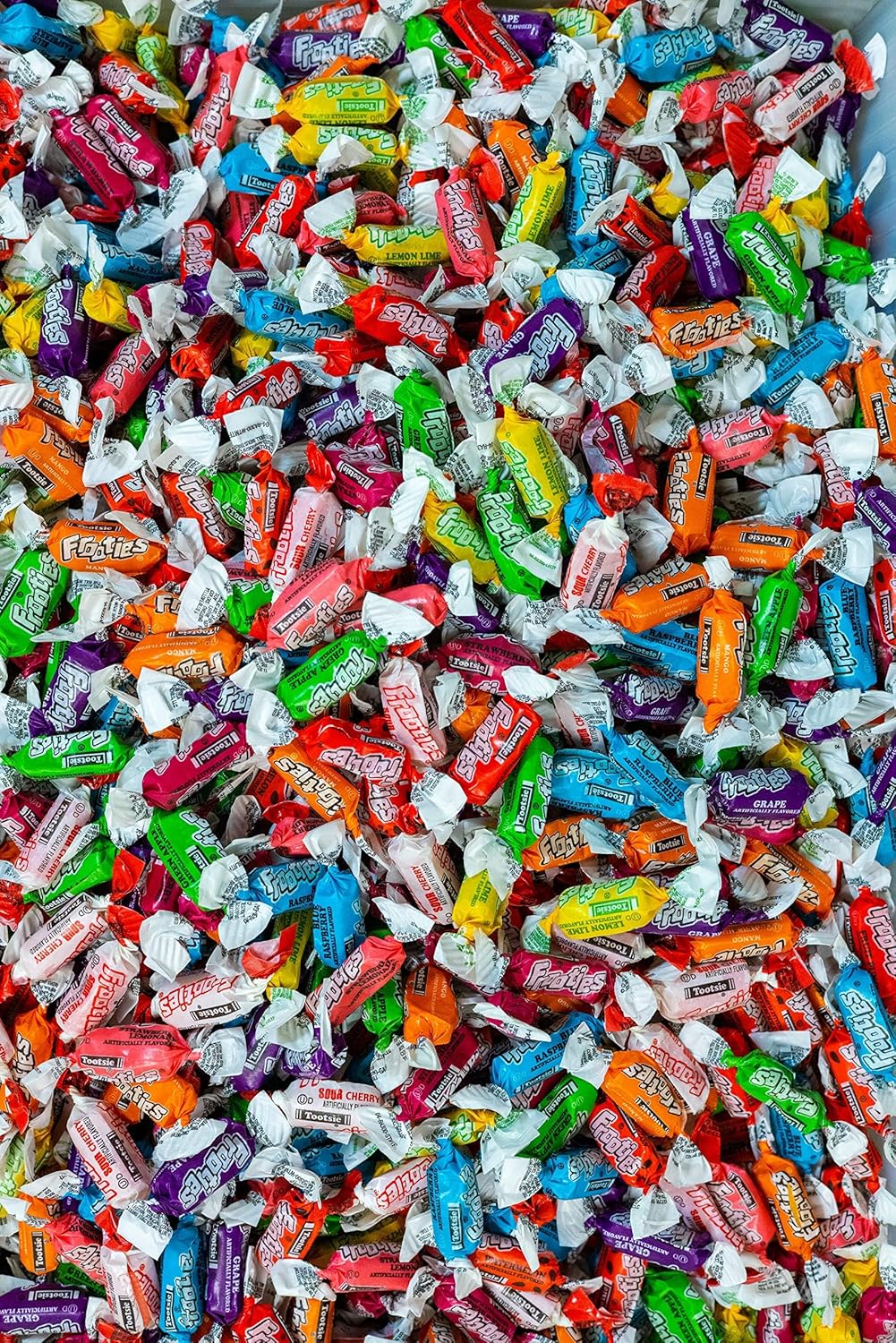 Fruities 10 Flavors - 2 LB Bulk Candy - Assorted Flavor - Fruit Chews - Gluten Free - Ultimate Variety - Taffies - Individually Wrapped Candy - Queen Jax