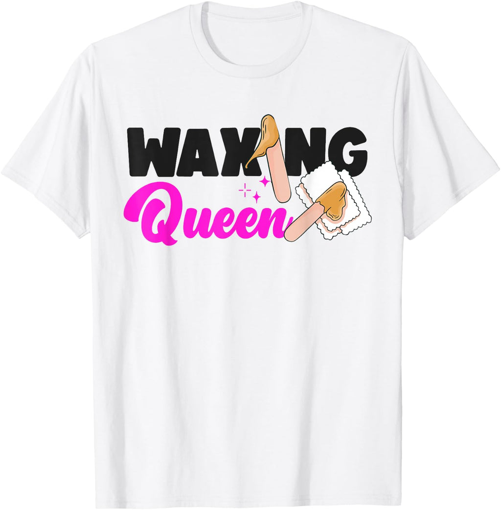 Esthetician Skincare Beautician Queen Waxing Skin Therapist T-Shirt