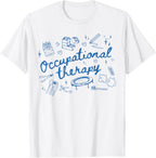 OT Occupational Therapy Vintage OT Month Groovy for Women T-Shirt