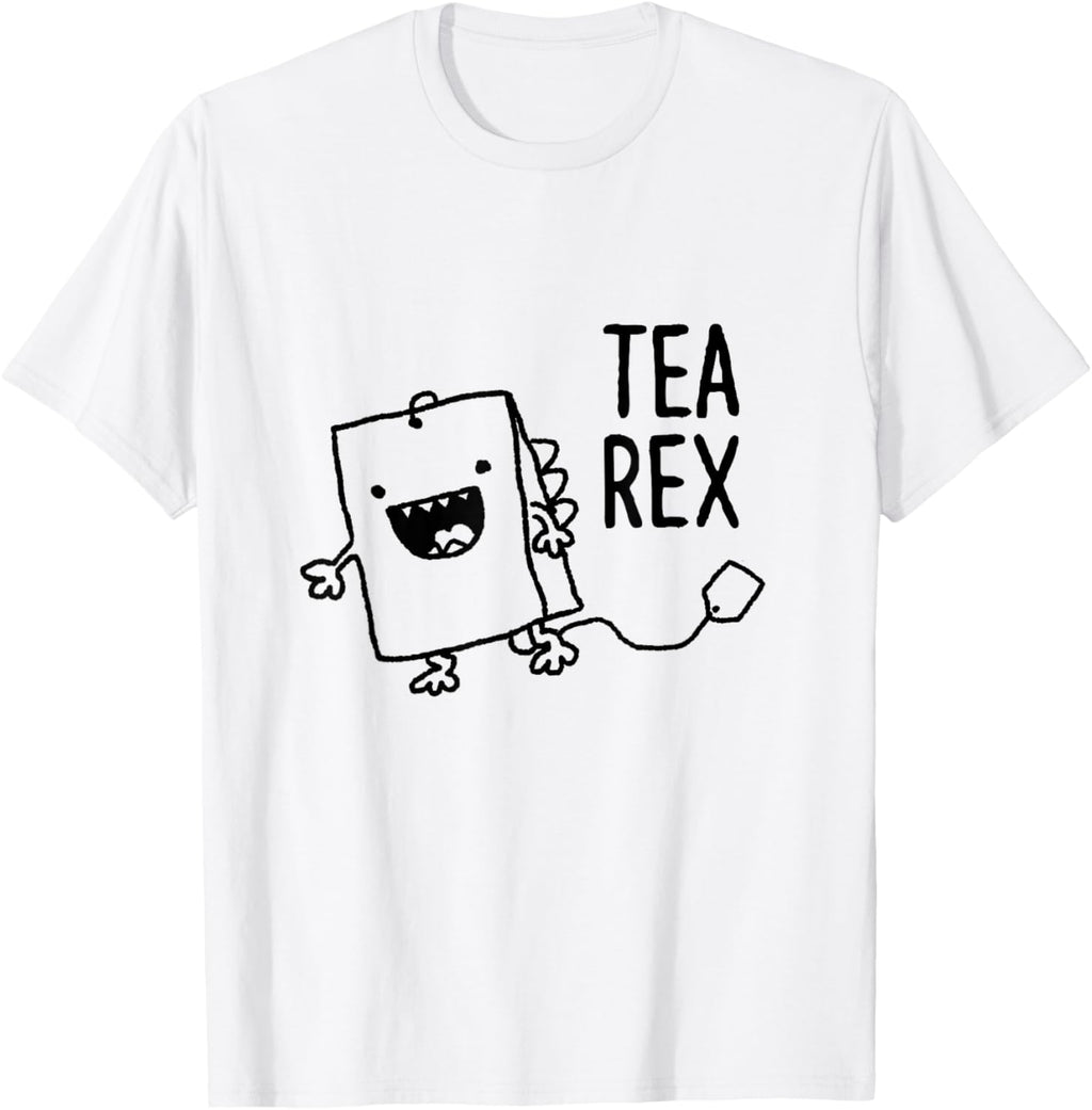 Cute Tea Rex Dinosaur Tea Bag T-Shirt