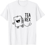 Cute Tea Rex Dinosaur Tea Bag T-Shirt