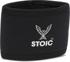 Stoic 7MM Compression Sleeve Cuff (Heavy Neoprene Construction) For arm, elbow, lower leg compression and warmth while weight lifting, powerlifting, bench pressing (14 Inch, Black)