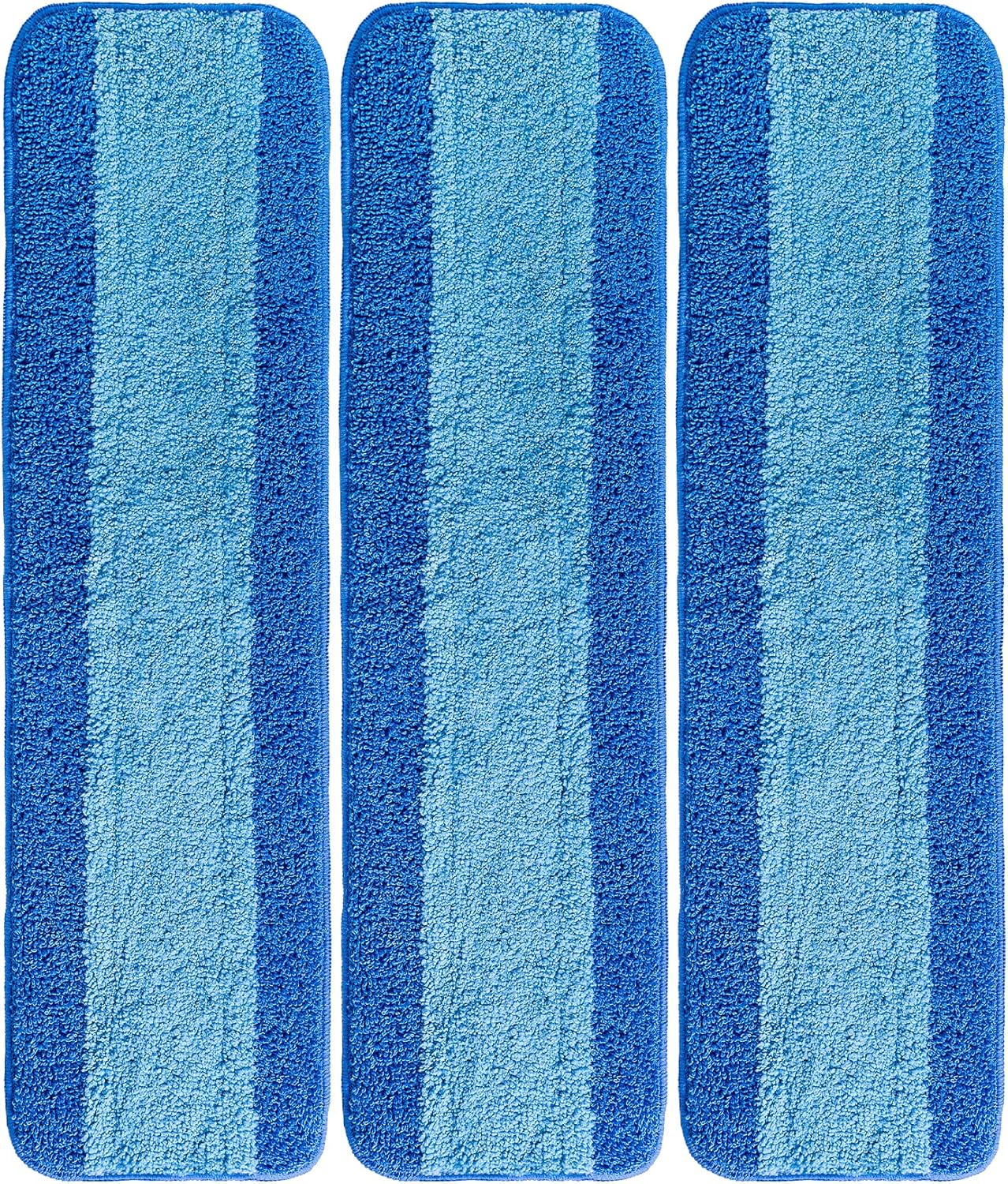 VanDuck Microfiber Cleaning Pads Compatible with Bona Mop (3 Pack) - Microfiber Mop Pads for Hardwood Floor for 18 Inch