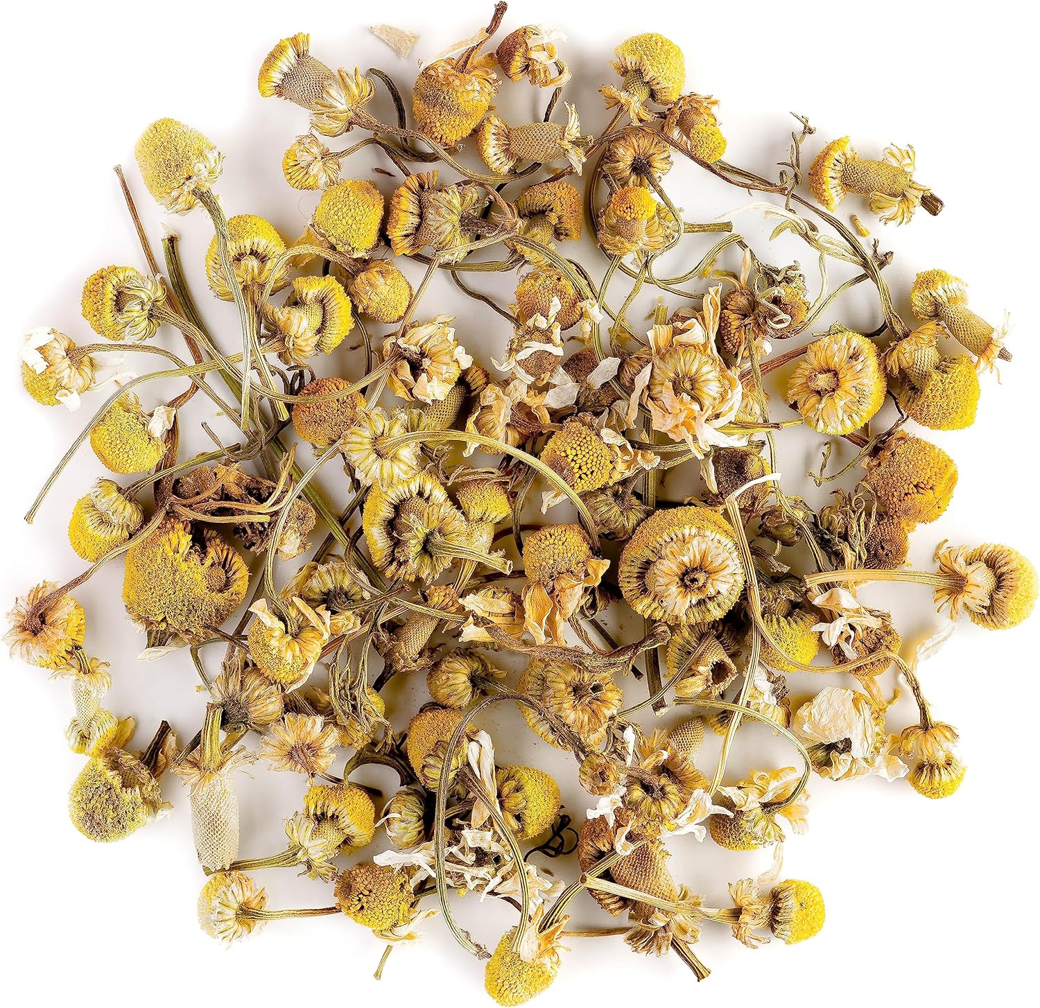 Chamomile Flowers Organic Herbal Tea - Soothing and Relaxing - Wild Matricaria Chamomile - Cammomile Chamomile Flowers Chanomille Chanile Chamoline Flowers Organic Camomile Flower Chammomile