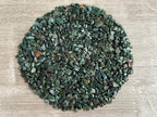 Wholesale Natural Semi Tumbled Bloodstone Gemstone Chips, Crushed Mini Crystals, Undrilled Crystal Chips (Bloodstone, 0.5 Pound)