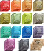 Harney & Sons Assorted Tea Bag Sampler Bundle 42 Count With Honey Crystal Packs Great for Birthday, Hostess and Co-worker Gifts, Tea Set Gifts, Tea Variety Pack
