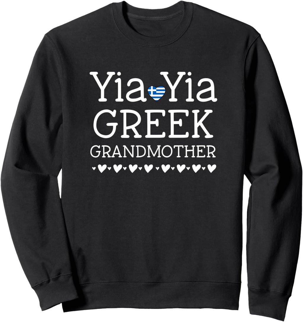 Yia Yia Greek Grandmother Greek Gift Grandma Sweatshirt