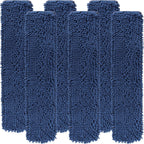 LTWHOME 24 Inch Microfiber Chenille Coral Washable Flat Mop Pad Refills(Pack of 6)