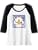 Womens Kawaii Cat Neko Eating Ramen Noodle Soup Japanese Aesthetic Raglan Baseball Tee