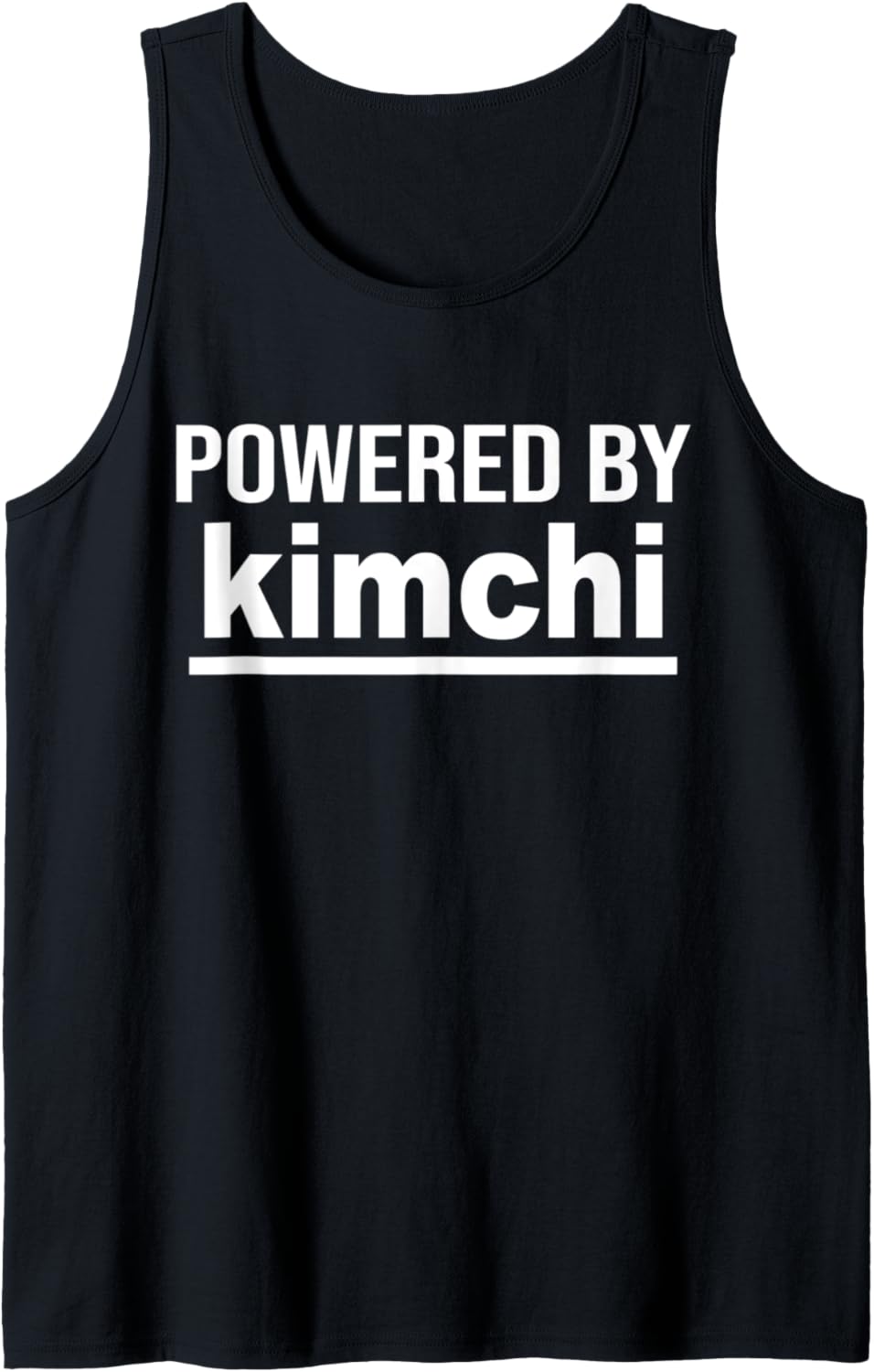 Powered By Kimchi Korean Food Lover Gift Tank Top