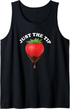 Just The Tip Strawberry and Chocolate Tank Top